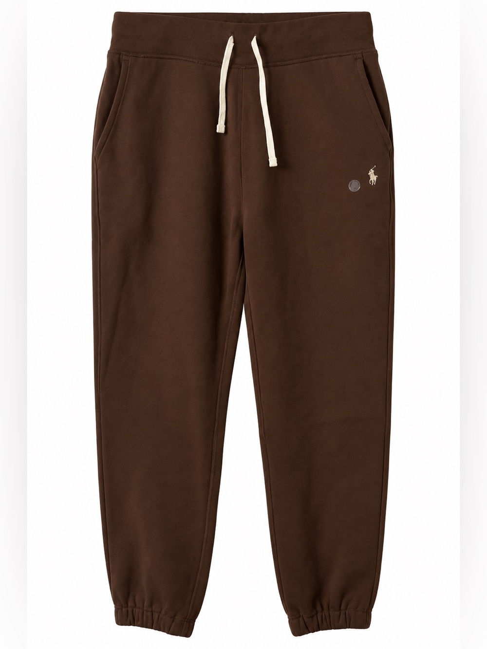 Polo Ralph Lauren Men’s Large Brown Fleece Jogger Sweatpants Pony NWT $125